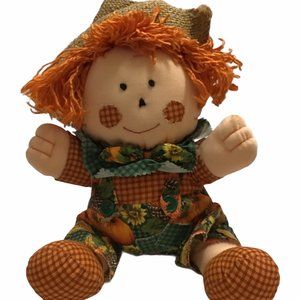 Main Joy Limited Plush Scarecrow Holiday Decor Fall Thanksgiving Collectible Toy